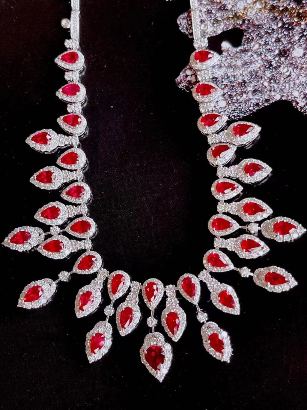 Ruby and Diamond Necklace
