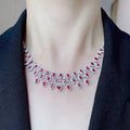 Ruby and Diamond Necklace