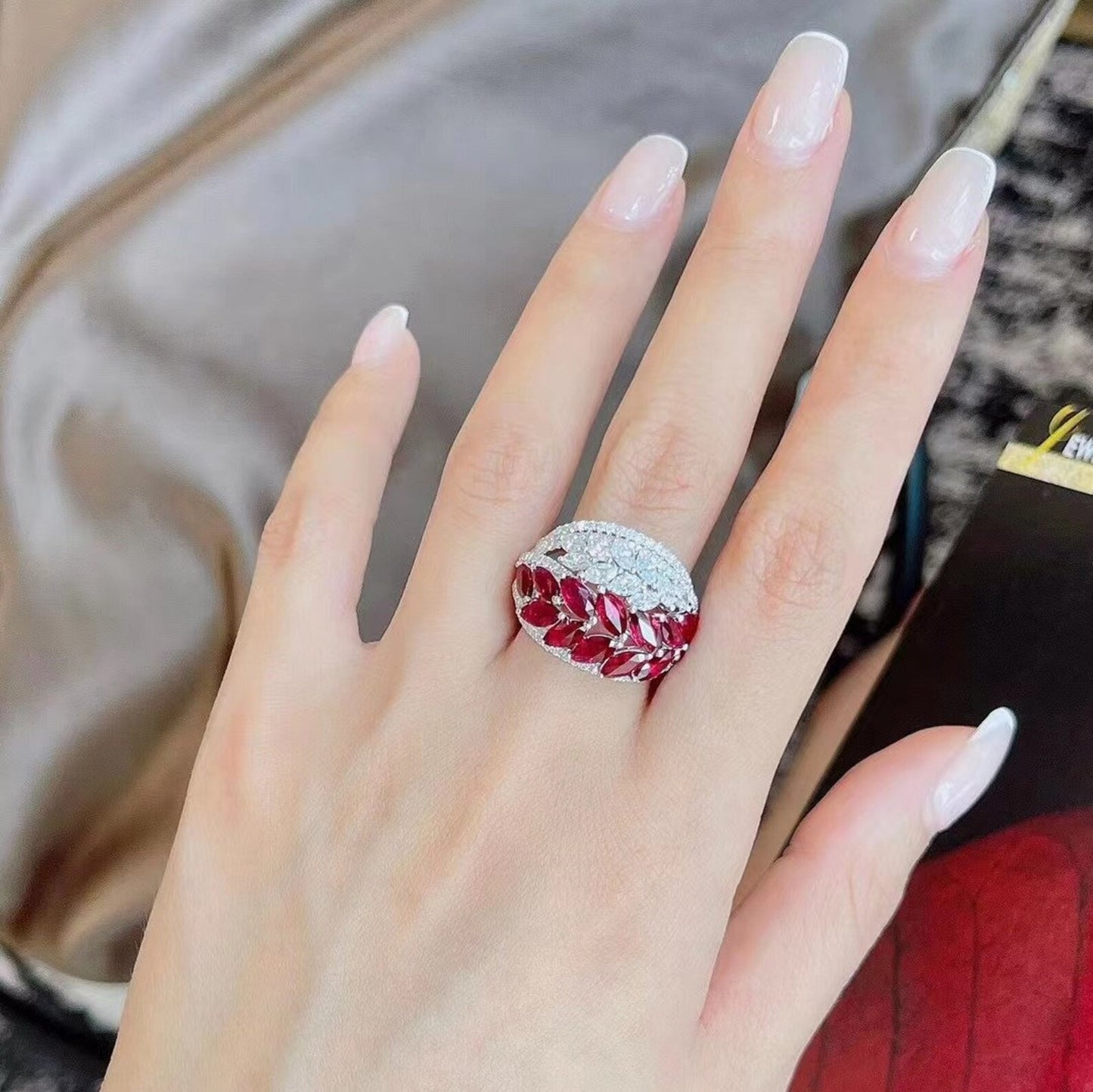 Marquise Ruby Ring