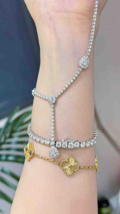 8.23ct Diamond  Drop Necklace